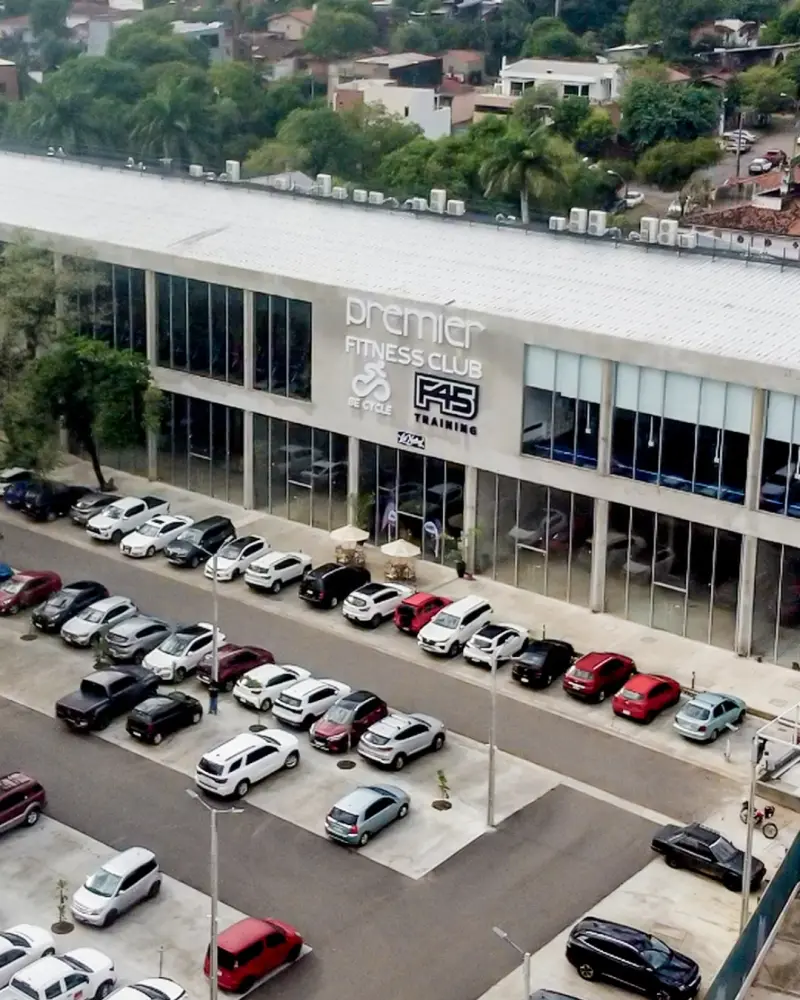 Fachada del gimnasio Asunción